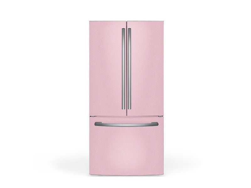 Rwraps Satin Metallic Sakura Pink DIY Built-In Refrigerator Wraps