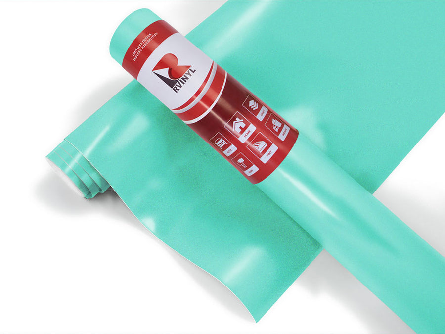 Rwraps™ Satin Metallic Turquoise Wheel Wrap Roll