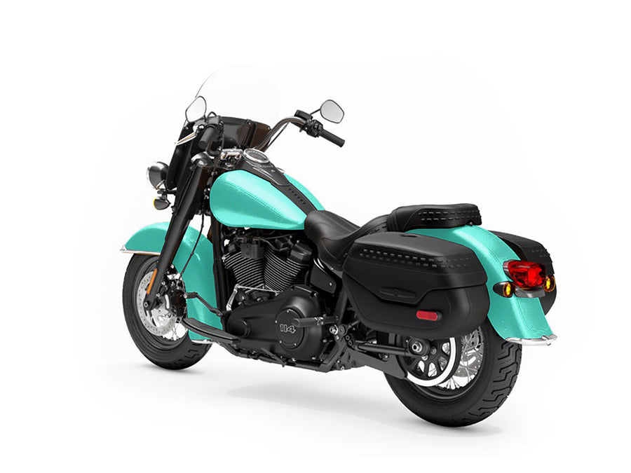 Rwraps Satin Metallic Turquoise Motorcycle Vinyl Wraps