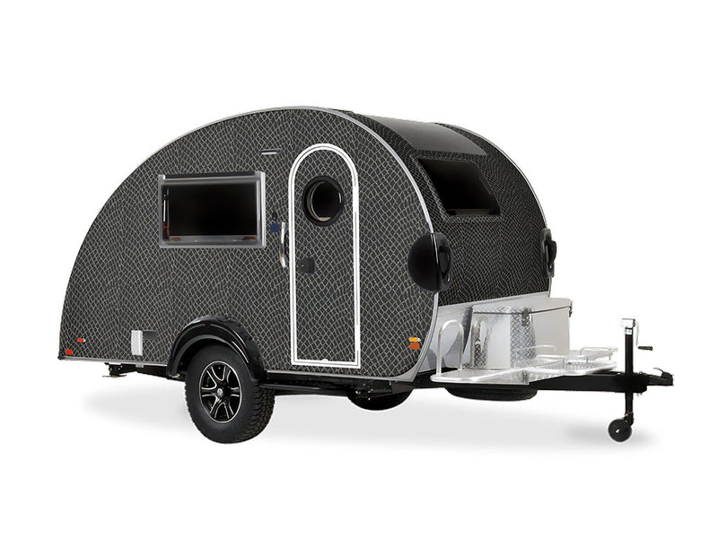 Rwraps Snakeskin Black Do-It-Yourself Truck Camper Wraps
