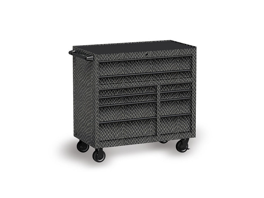Rwraps™ Snakeskin Black Tool Cabinet Wraps