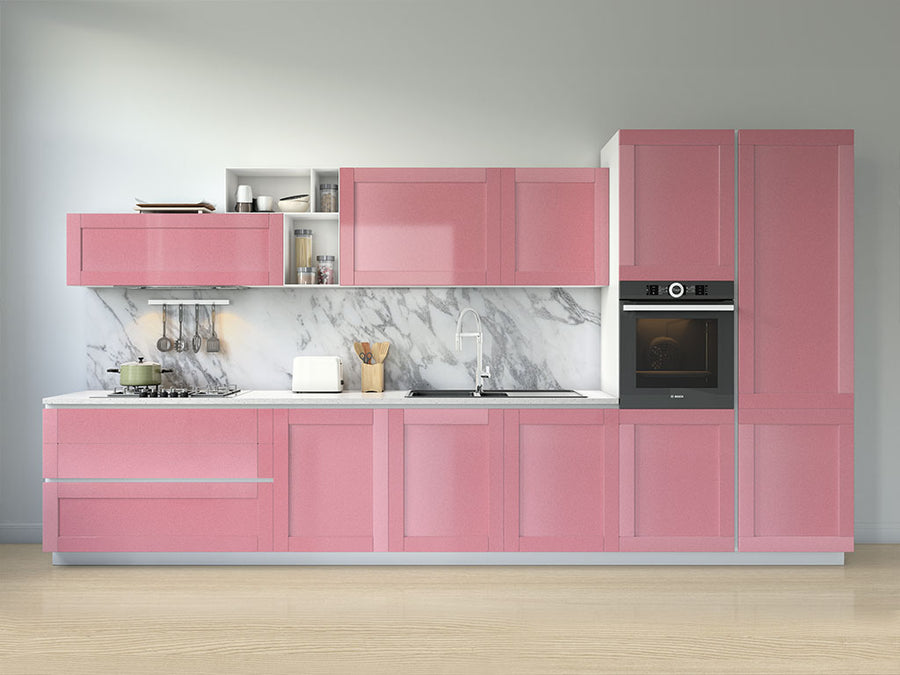 Rwraps™ Velvet Pink Kitchen Cabinet Wraps