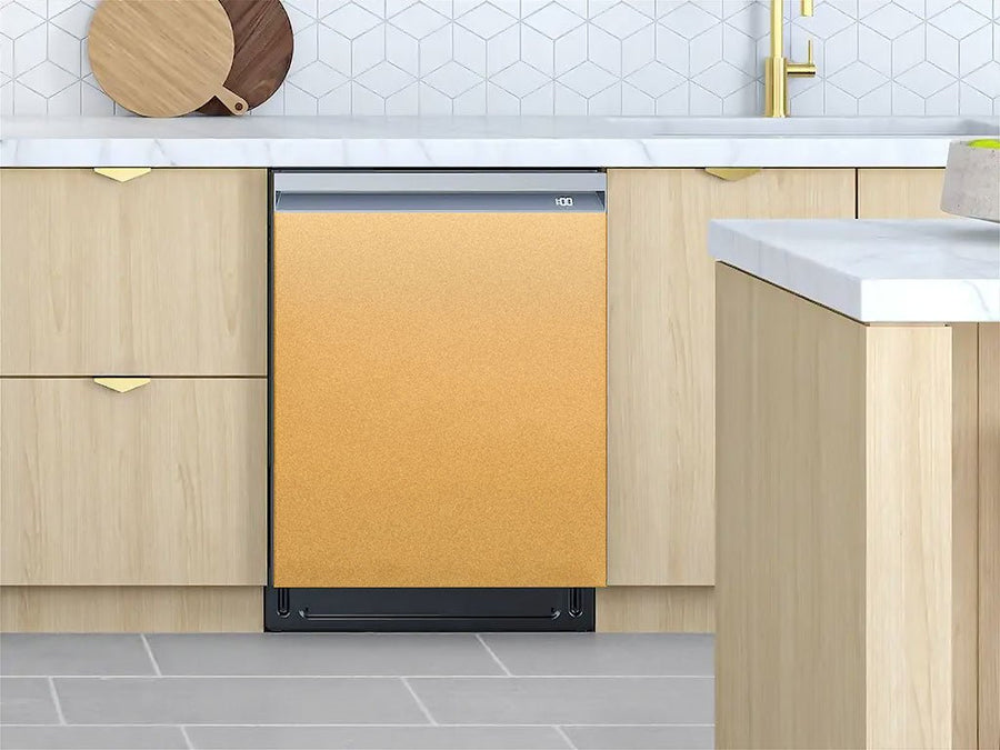 Rwraps™ Velvet Yellow Custom Dishwasher Cover