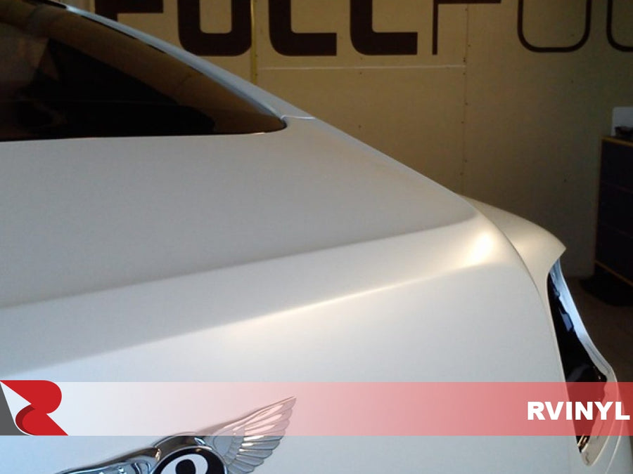 3M 2080 Series Satin White Rear Close up Wrap