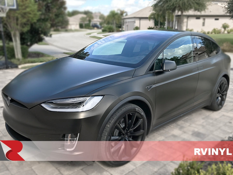 3M 2080 Series Satin Black Installed Wrap