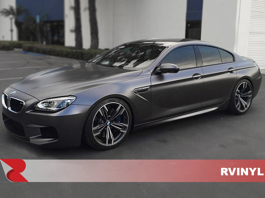 3M Series 2080 Satin Dark Gray Installed Custom Driver Side Wrap