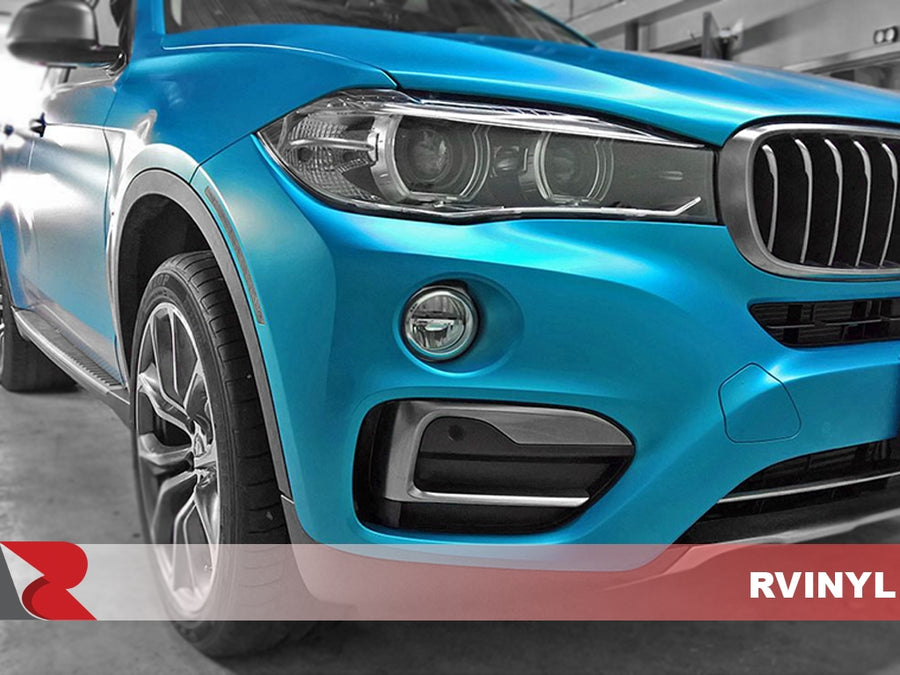 3M 2080 Series Satin Ocean Shimmer Headlight Wrap