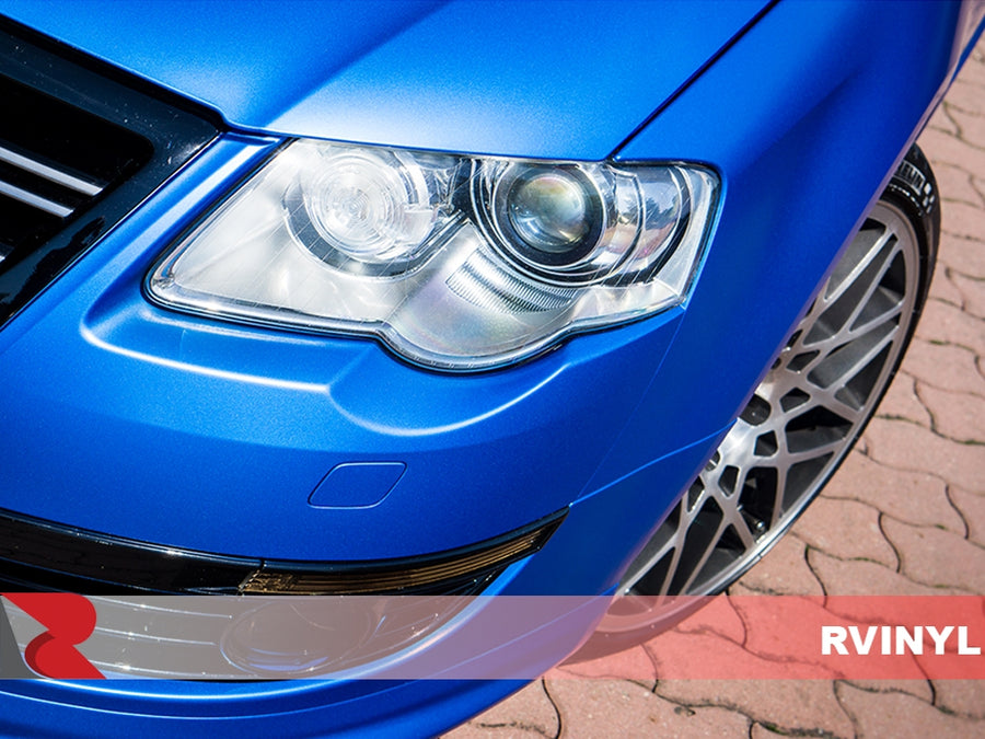 3M 2080 Series Satin Perfect Blue Headlight Side Wrap