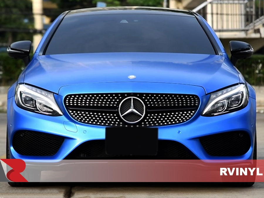 3M 2080 Series Satin Perfect Blue DIY Hood Wrap