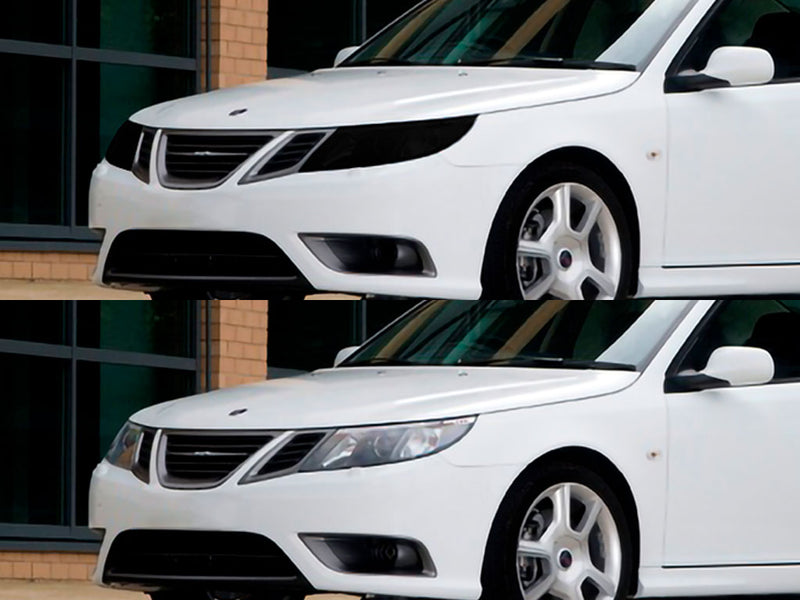 saab 9-3 2008-2011 Headlight Tint Appearance