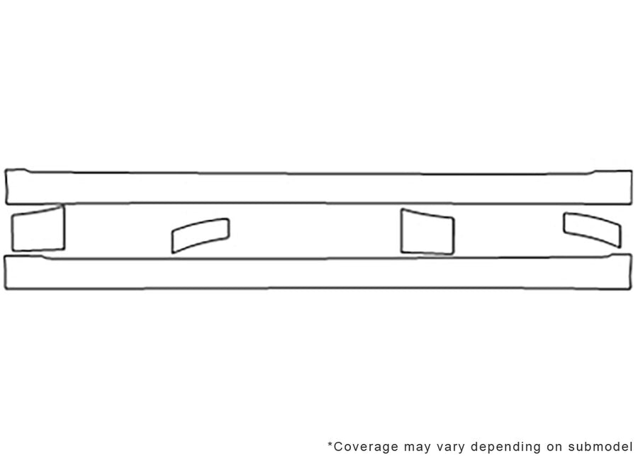 9-3. 3M Clear Bra Door Cup Precut PPF Diagram