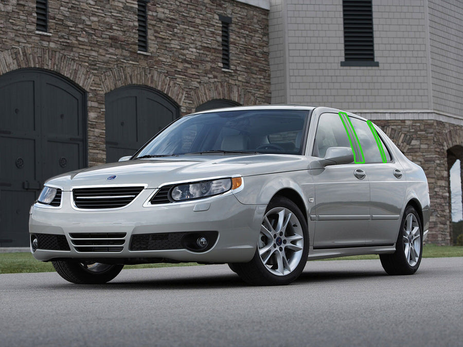 saab 9-5 1999-2009 Pillar Post Trim Installation Location