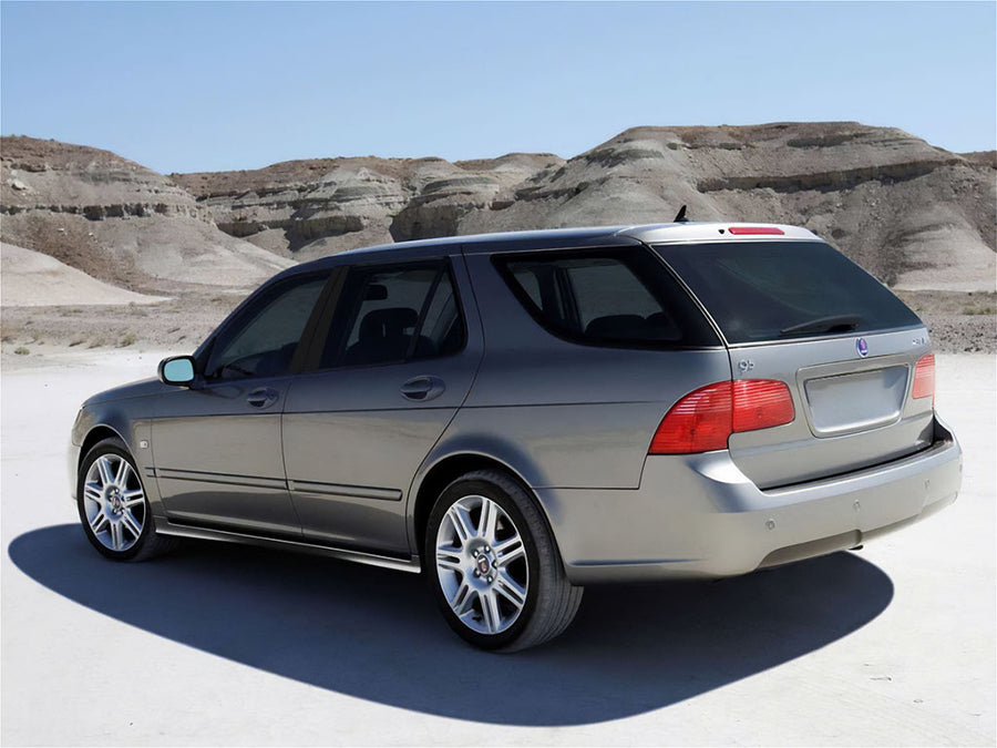 saab 9-5 2006-2010 (wagon) Piano Black Pillar Trim