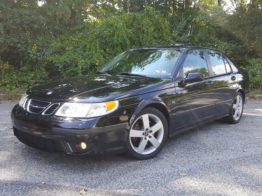 saab 9-5. 2010-2011 3M Headlight Protection Film