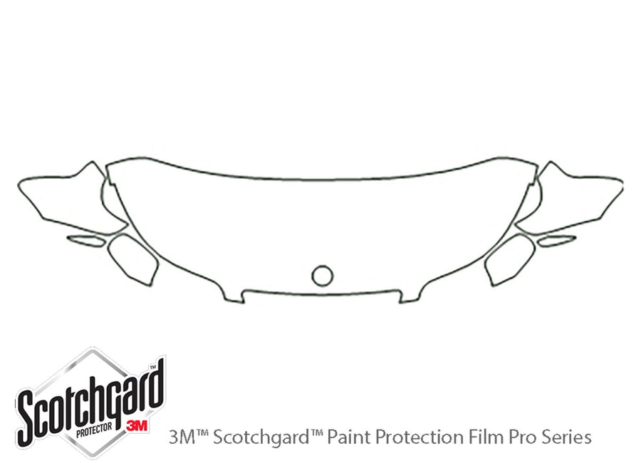 9-5. 3M Clear Bra Hood Precut PPF Diagram