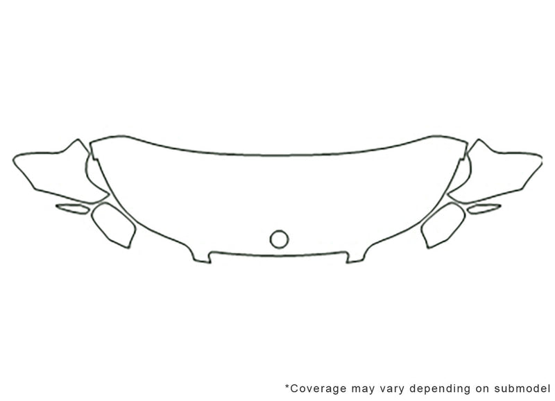 9-5. Avery Dennison Clear Bra Hood Precut PPF Diagram