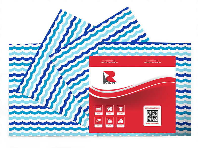 safe waters water Craft Vinyl Sheet Pack