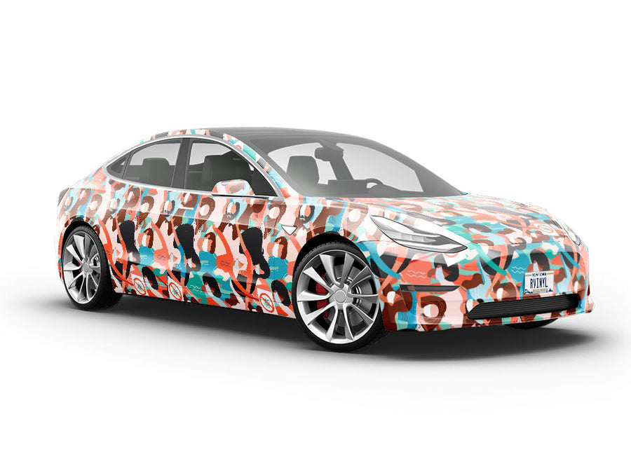 Safety First Americana Vehicle Vinyl Wrap