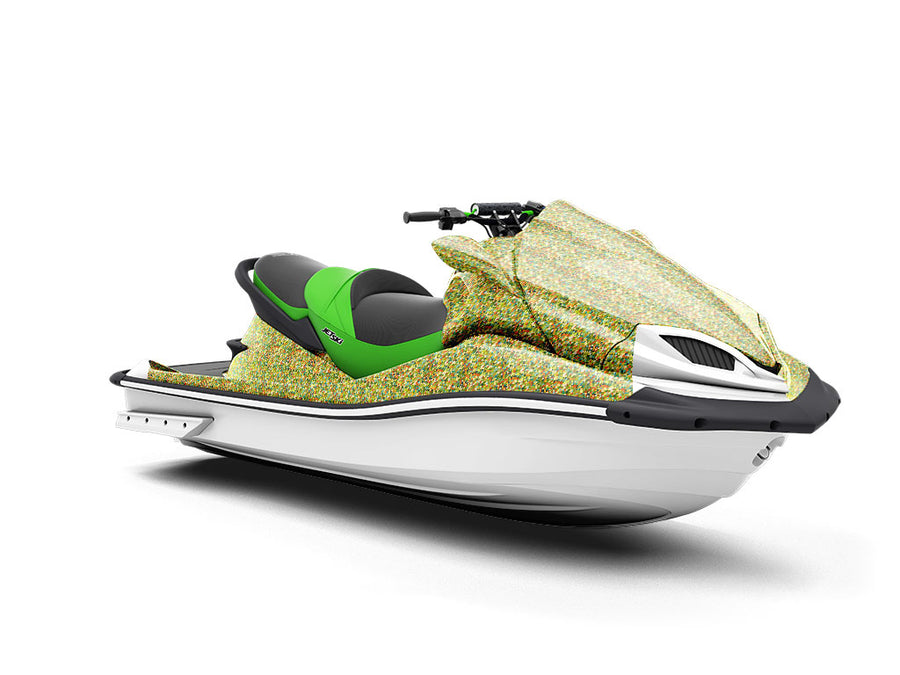 Safety First Mosaic Jet Ski Vinyl Customized Wrap