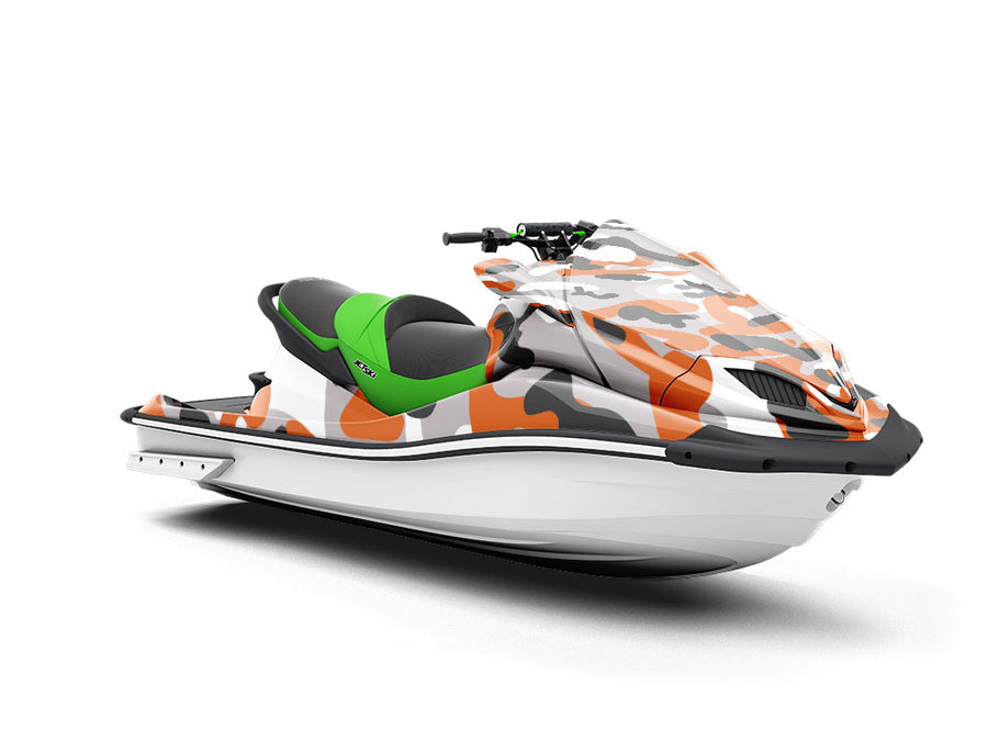 Safety Flecktarn Camouflage Jet Ski Vinyl Customized Wrap