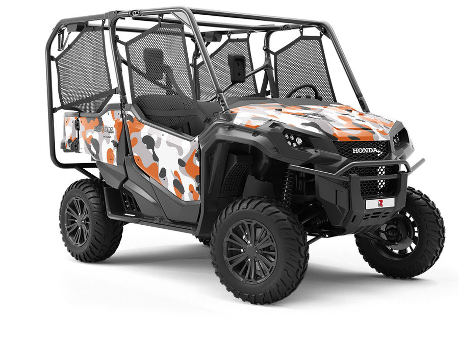 Safety Flecktarn Camouflage Utility Vehicle Vinyl Wrap