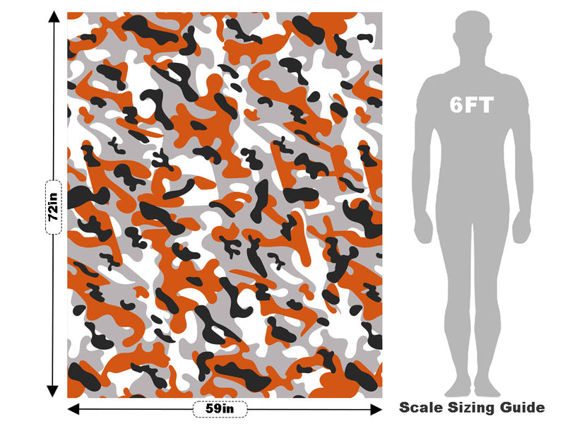 Safety Flecktarn Camouflage Vehicle Wrap Scale~Rwraps Series 914 Safety Flecktarn Camouflage Measurements~2