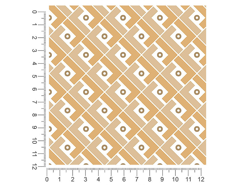 saffron squares mosaic 1ft x 1ft Craft Sheets