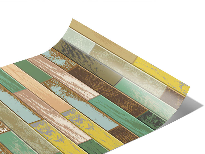 Sage Stain Wooden Parquet Vinyl Wraps~Rwraps Series 914 Digitally Printed Vinyl Wrap~1