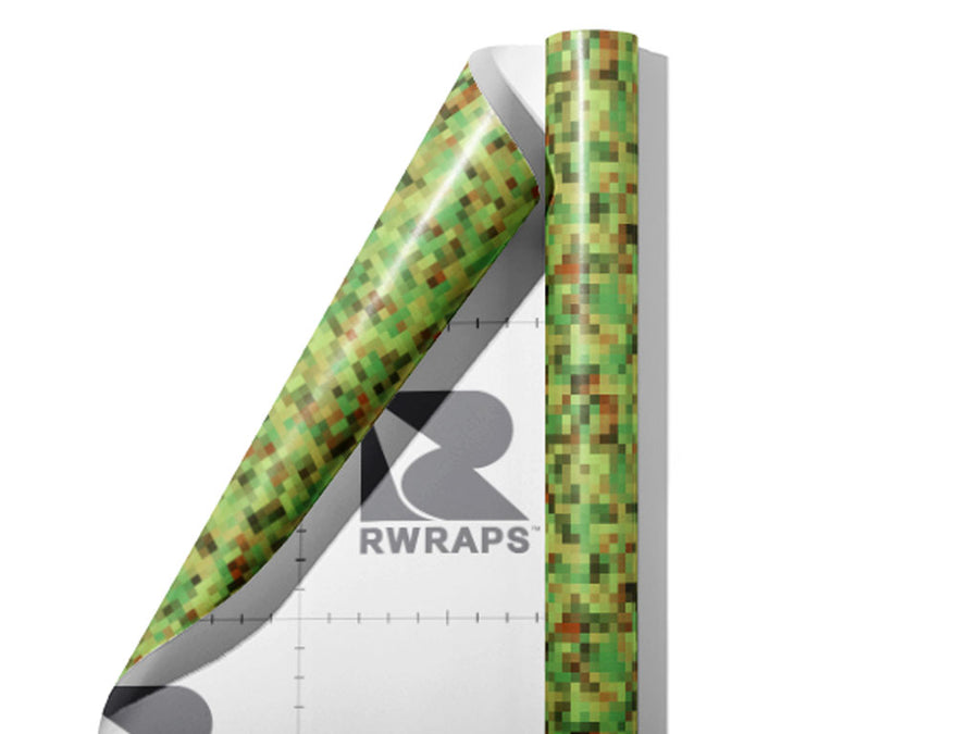 Sage Wisdom Pixel Wrap Film Sheets~Rwraps Series 914 Sage Wisdom Pixel Scrolled Sheet~3