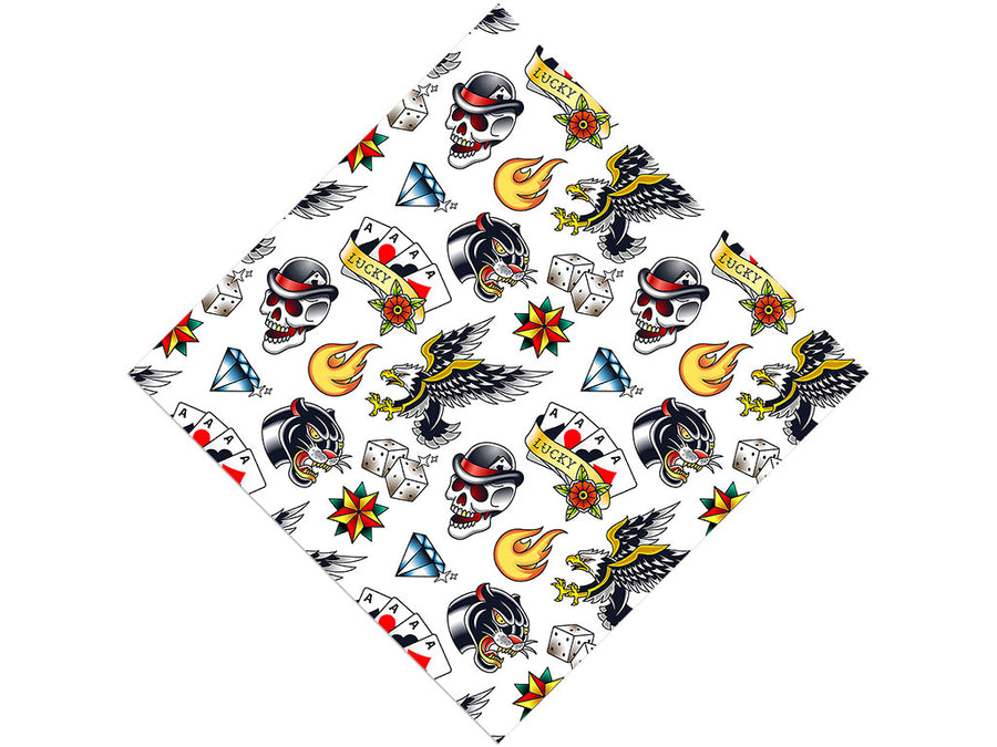 Sailor Style Tattoo Vinyl Wrap Pattern