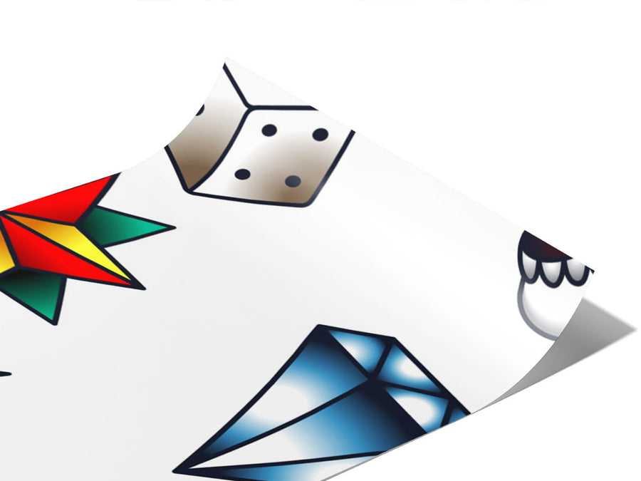 Sailor Style Tattoo Vinyl Wraps~Rwraps Series 914 Digitally Printed Vinyl Wrap~0