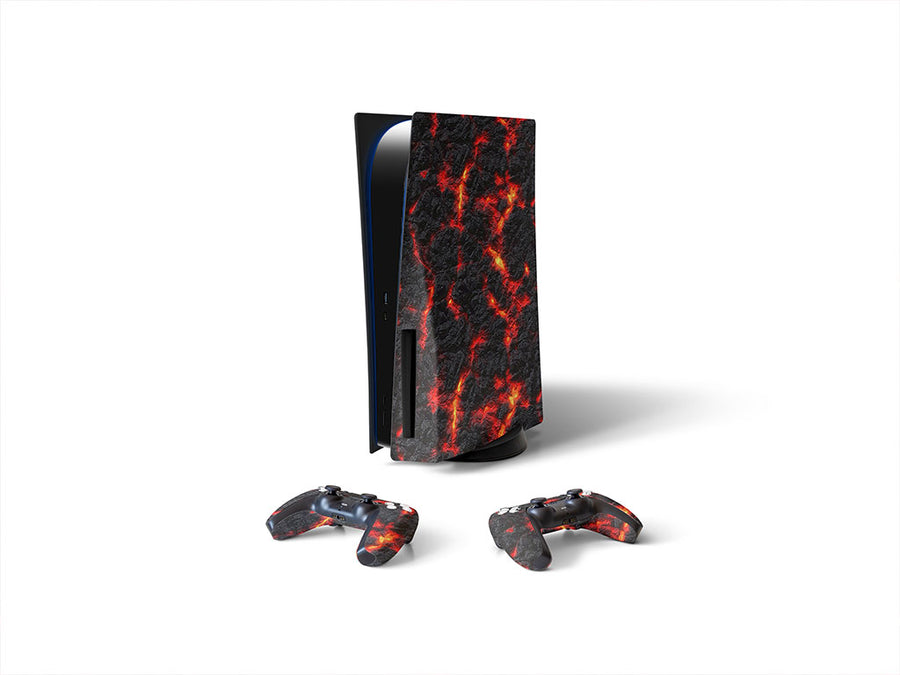 saint helens lava Sony PS5 DIY Skin