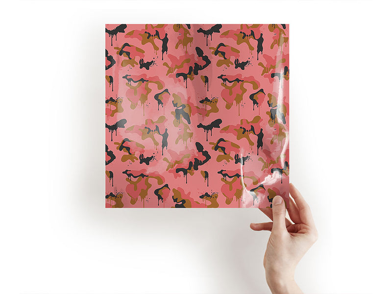salmon graffiti camouflage Craft Sheets