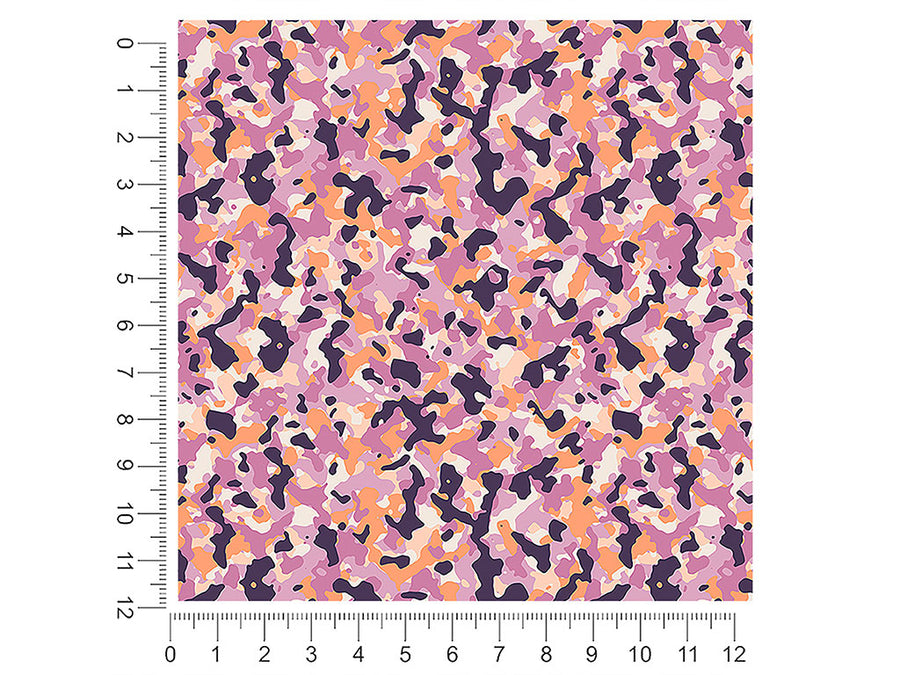 salmon sprinkle camouflage 1ft x 1ft Craft Sheets