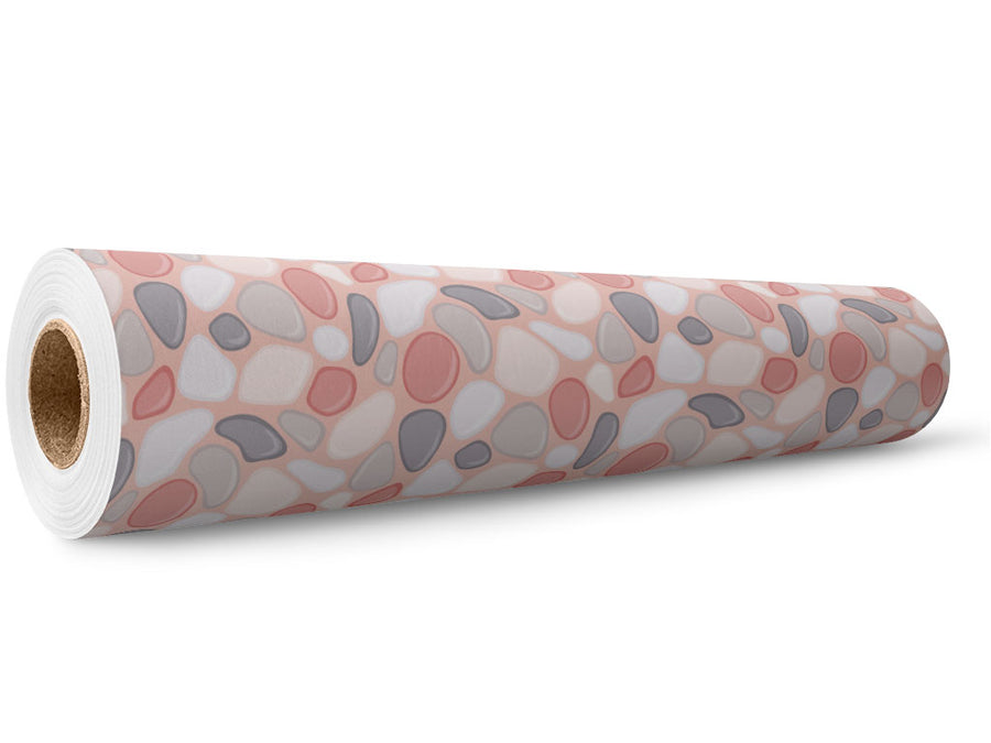 Salmon Stream Cobblestone Wrap Film Wholesale Roll~Rwraps Series 914 Digitally Printed Vinyl Roll~5
