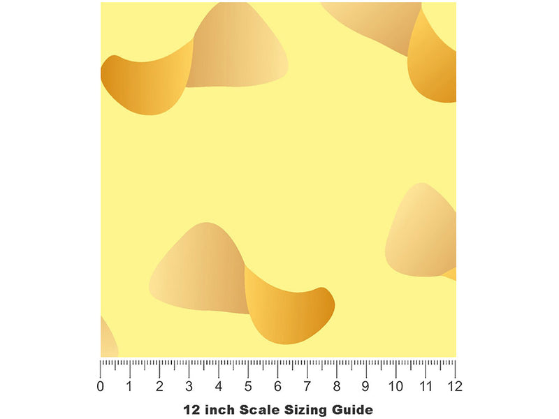 Salted Crunch Vegetable Vinyl Film Pattern Size 12 inch Scale~Rwraps Salted Crunch Vegetable Sizing Chart~2