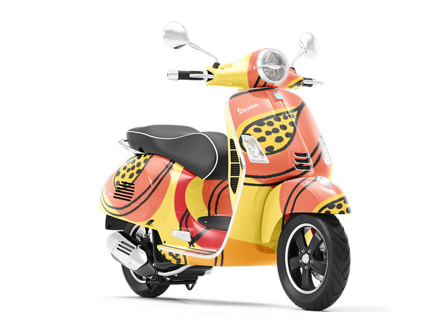 Samba Dance Fruit Vespa Scooter Wrap Film