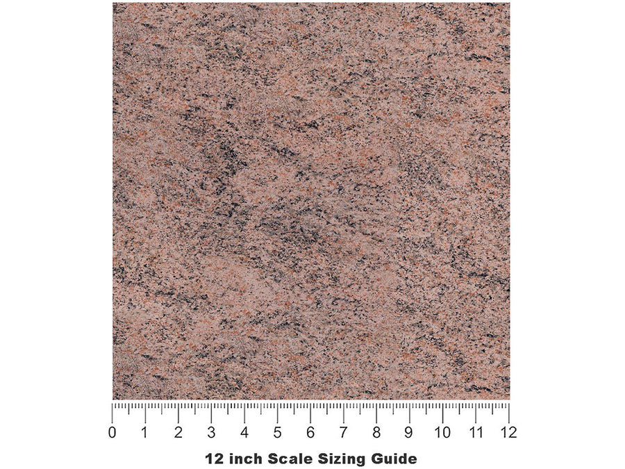 Sandstone Granite Vinyl Film Pattern Size 12 inch Scale~Rwraps Sandstone Granite Sizing Chart~2