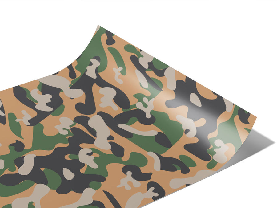 Sandstone Woodland Camouflage Vinyl Wraps~Rwraps Series 914 Digitally Printed Vinyl Wrap~1