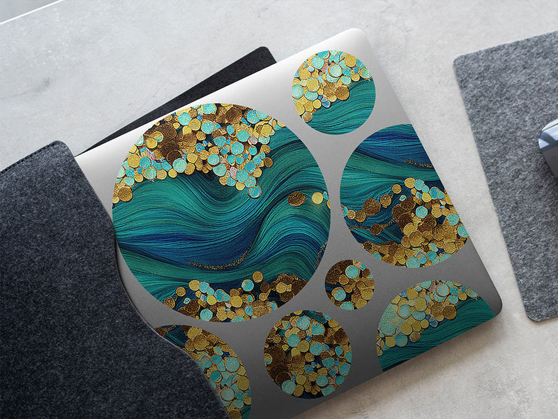 sandy stream water DIY Laptop Stickers