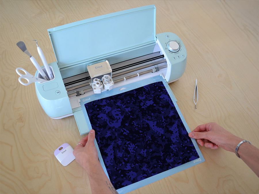 sapphire flecktarn camouflage Cricut Compatible Vinyl