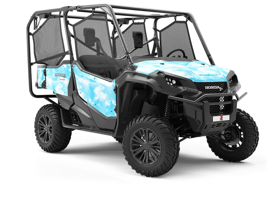 Satisfying Spring Sky Utility Vehicle Vinyl Wrap