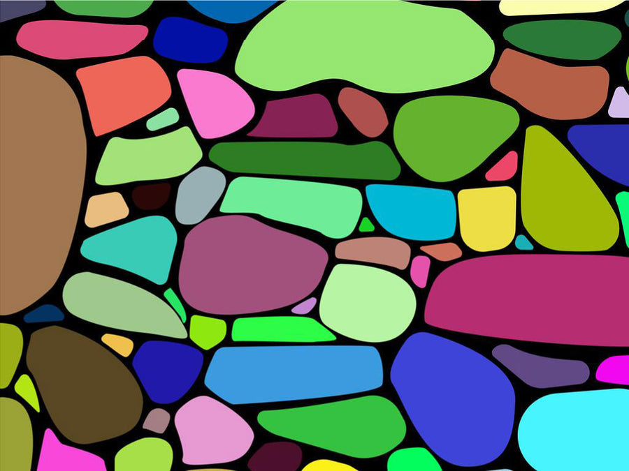 Saturated Rainbow Cobblestone Vinyl Wrap Pattern~Rwraps Series 914 Digitally Printed Vinyl Wrap~0