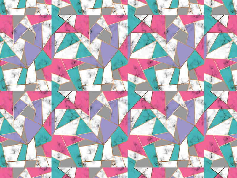 Saturated Shards Tile Vinyl Wrap Pattern~Rwraps Series 914 Digitally Printed Vinyl Wrap~0