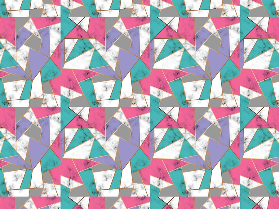 Saturated Shards Tile Vinyl Wrap Pattern~Rwraps Series 914 Digitally Printed Vinyl Wrap~0