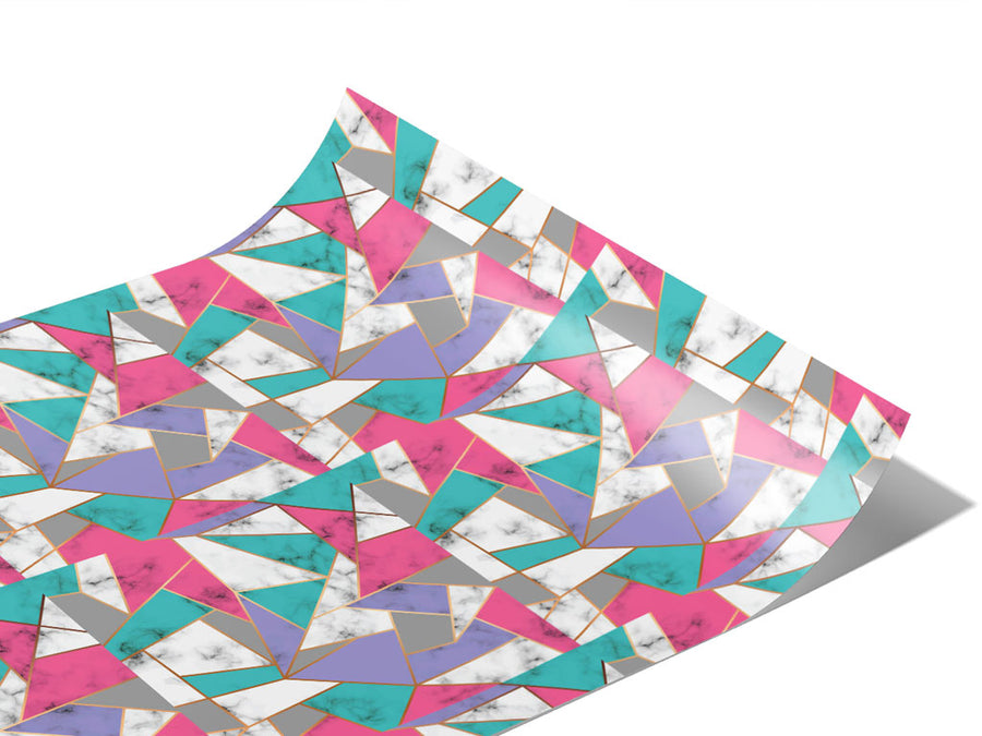Saturated Shards Tile Vinyl Wraps~Rwraps Series 914 Digitally Printed Vinyl Wrap~1