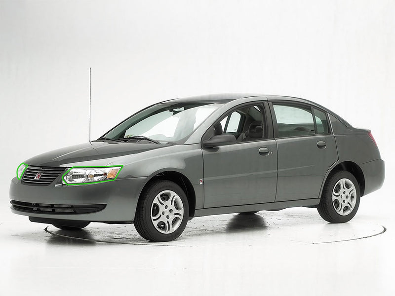 saturn ion 2003-2007 (sedan) Headlight Protection Installation Location