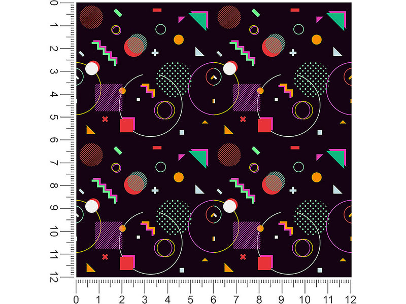 saturn scout abstract geometric 1ft x 1ft Craft Sheets
