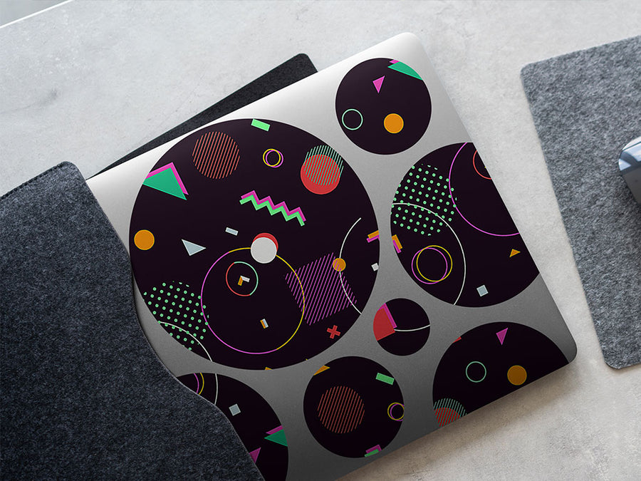 saturn scout abstract geometric DIY Laptop Stickers