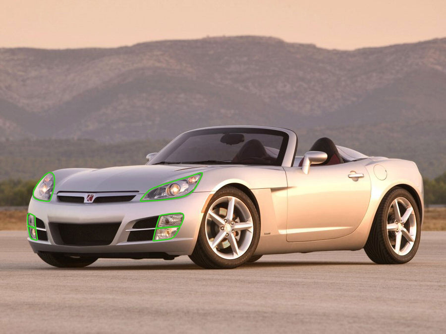 saturn sky 2007-2009 Headlight Protection Installation Location